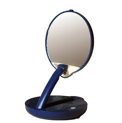 FLOXITE Mirror Mate Lighted Floxite magnifying mirror for detailed makeup application.