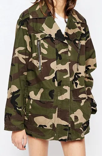 ASOS Jacket in Camo Print