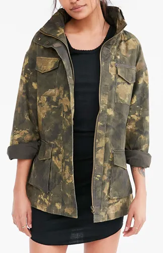 BDG Georgie Camo 4-Pocket Surplus Jacket