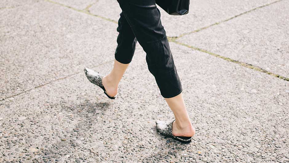 slip on backless loafers