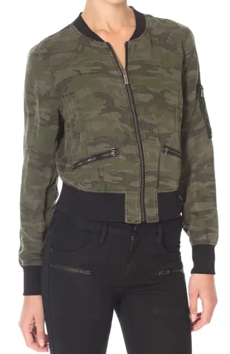 Sanctuary Camo Print Bomber Jacket