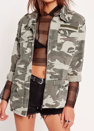 Camo Utility Jacket Khak