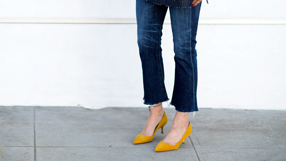 Cropped Flare Jeans = Yes Please!
