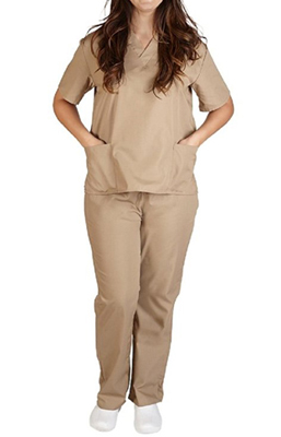 Women Medical Scrub Top and Pants