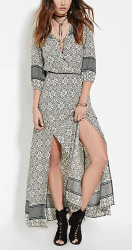 Wilde Heart Tile Maxi Dress
