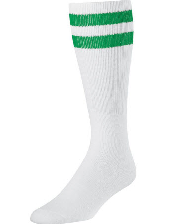 2-Stripe Over The Calves Tube Socks