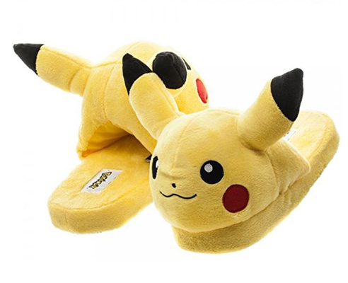 Pikachu Halloween costume slippers