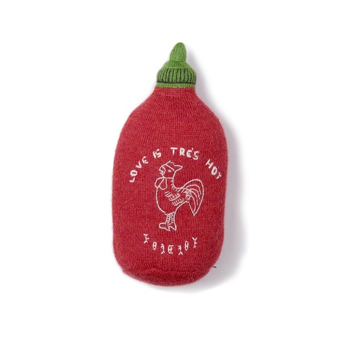 Oeuf NYC Sriracha Chili Bottle Plush Stuffed Toy