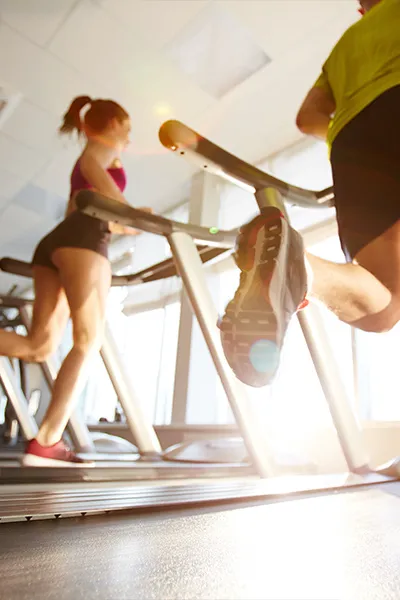 Go button-crazy Treadmill