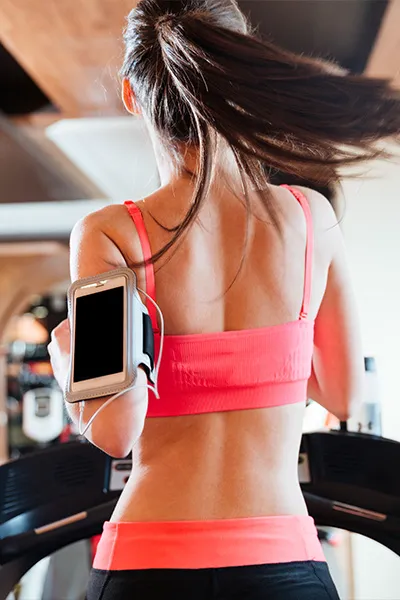 Listen to a podcast Treadmill