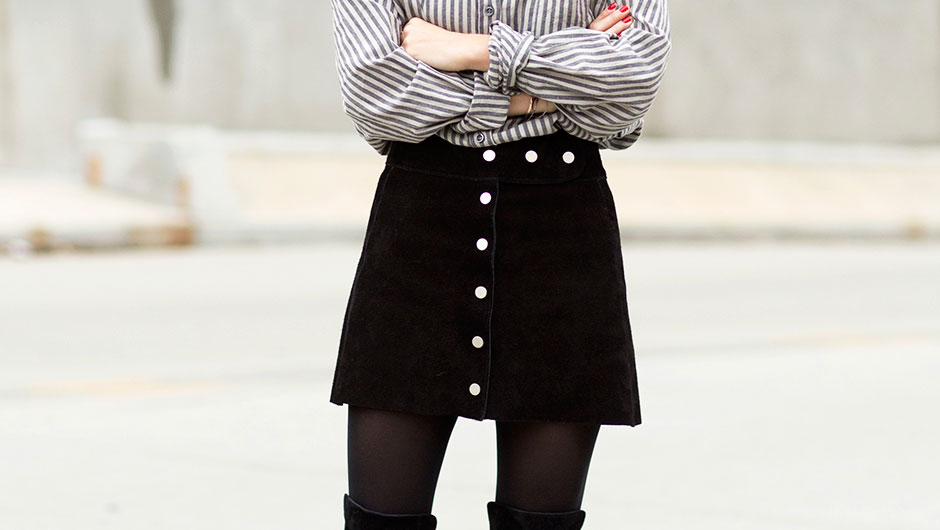 8 Outfit Ideas That Will Inspire You To Wear Black Tights Everyday