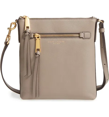 MARC JACOBS Recruit Leather Crossbody Bag
