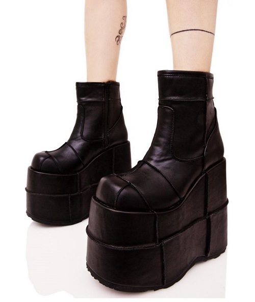 Demonia Stack Soul Stomper Platform Boots