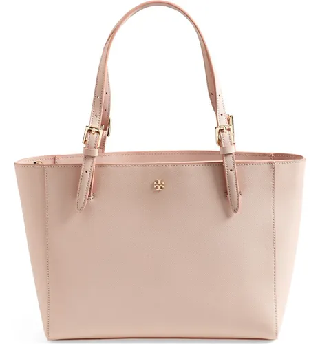 Tory Burch 'Small York' Saffiano Leather Buckle Tote