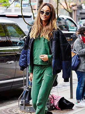 Jourdan Dunn hoodie coat
