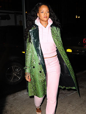 Rihanna hoodie coat