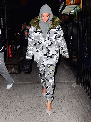 rihanna hoodie coat