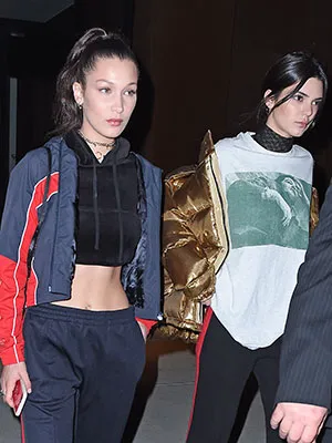 Bella Hadid hoodie coat