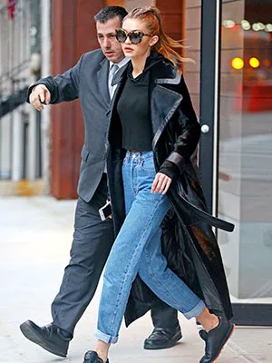 Gigi Hadid hoodie coat