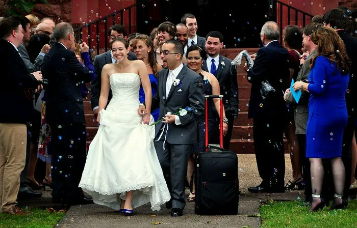 Thanking guests. Image from SHEfinds