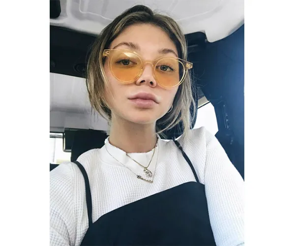 jessie andrews yellow sunglasses