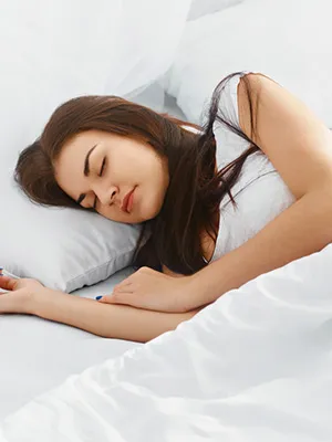 woman sleeping