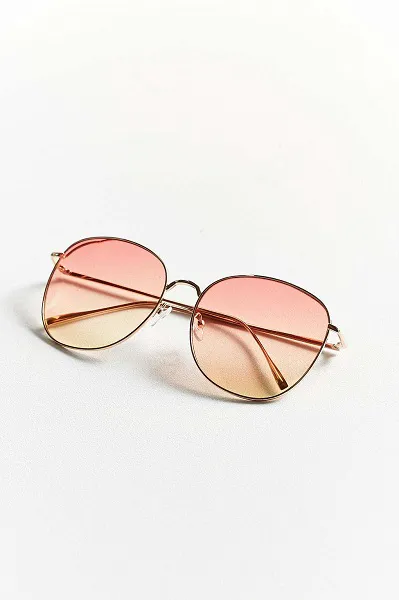 urban outfitters stella gradient round sunglasses