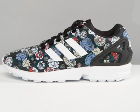 Adidas ZX FLUX Performance Floral Print Sneakers