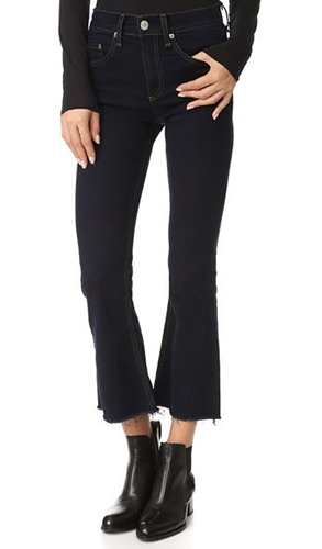 Rag & Bone/JEAN Crop Flare Jeans