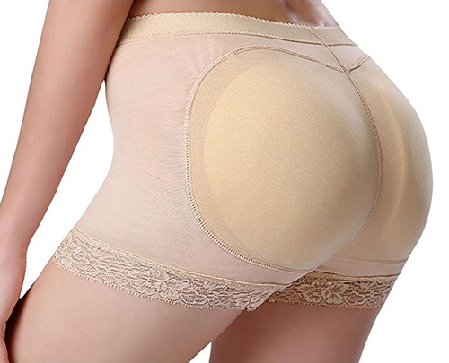 Everbellus Seamless Butt Lifter Padded Panties Enhancer Womens Underwear