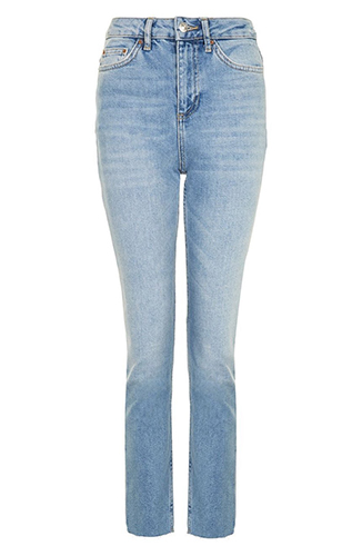 Hem Straight Leg Jeans