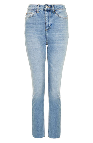 Hem Straight Leg Jeans