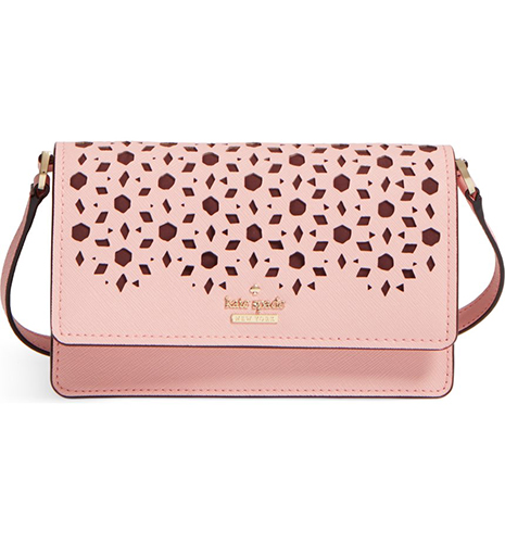 Cameron Street Arielle Perforated Leather Crossbody Bag