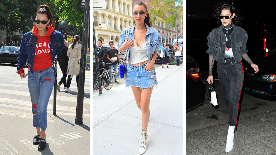 Bella Hadid Is Kind Of Obsessed With This Outfit Combo - SHEfinds