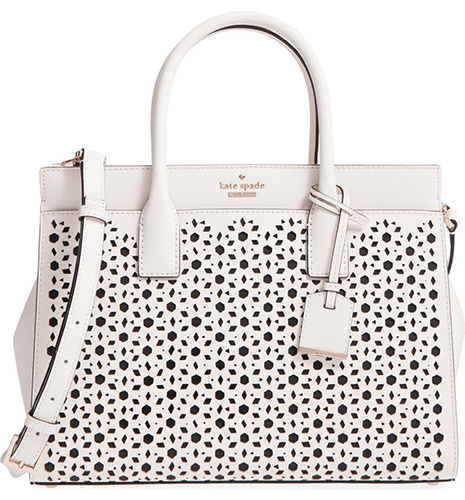 Cameron Street Candace Perforated Leather Satchel
