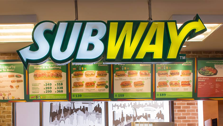 Subway Menu Prices