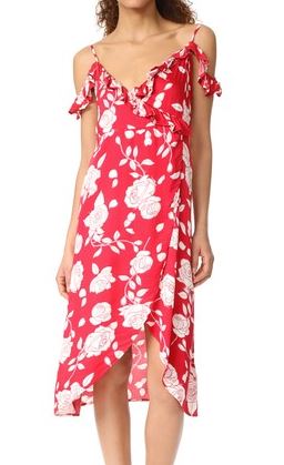 MINKPINK x Disney Enchanted Midi Wrap Dress