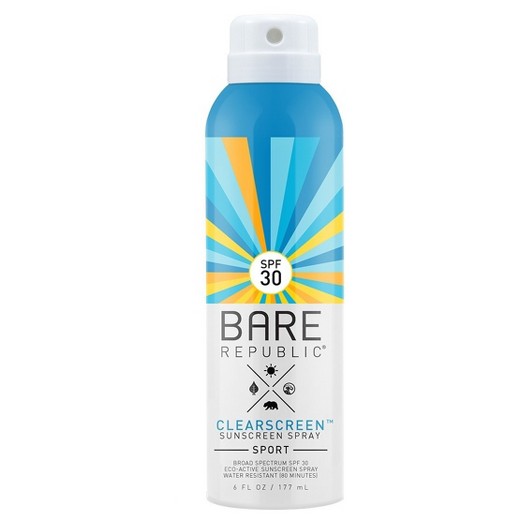 Bare Republic SPF 30 Clear Screen Sport Spray