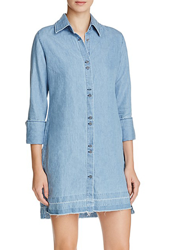 J Brand Bacall Denim Shirt Dress