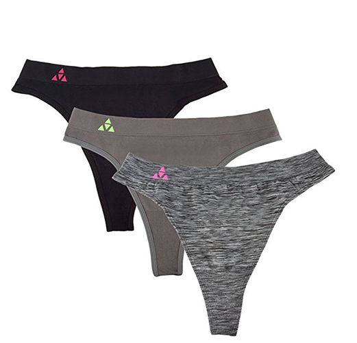 Balanced Tech Women's Seamless Thong Panties 3-Pack