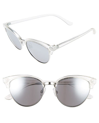 Clear Cat Eye Sunglasses