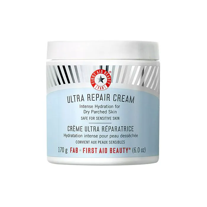 First Aid Beauty Ultra Repair Cream for intense hydration.