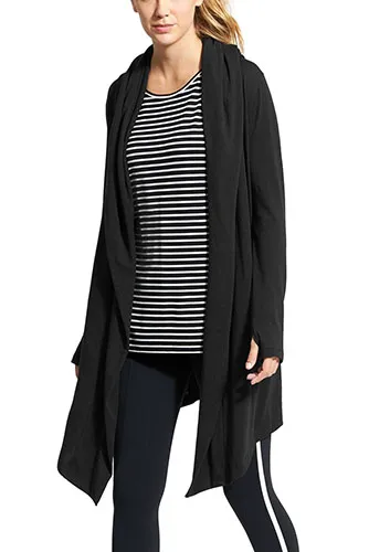 Hooded Open Front Wrap