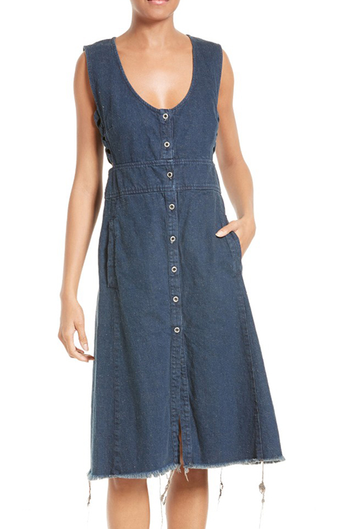 Mesita Denim Midi Dress