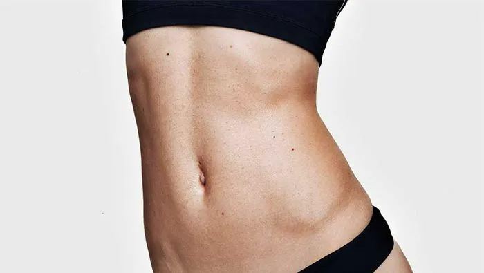 "Morning workouts for a flatter tummy"