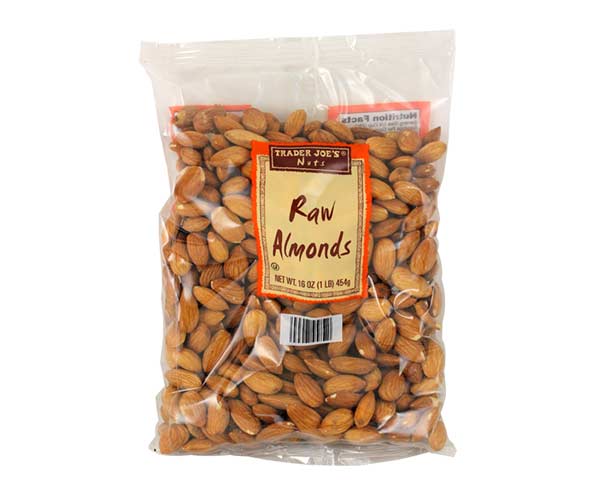 tj raw almonds