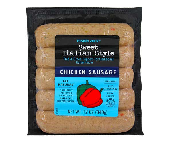 tj chicken sausage