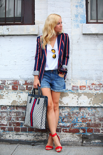 Brooklyn Blonde Nautical Blazer