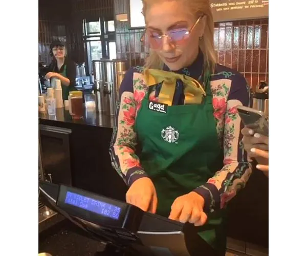 lady gaga starbucks