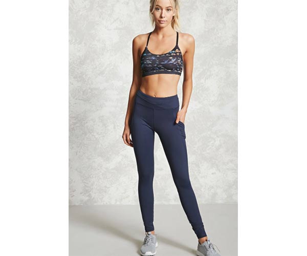 forever 21 active mesh-pocket leggings